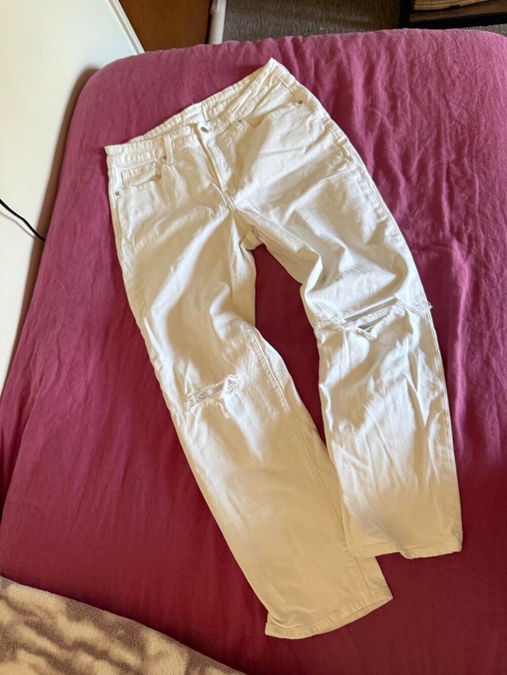 White Denim Jeans